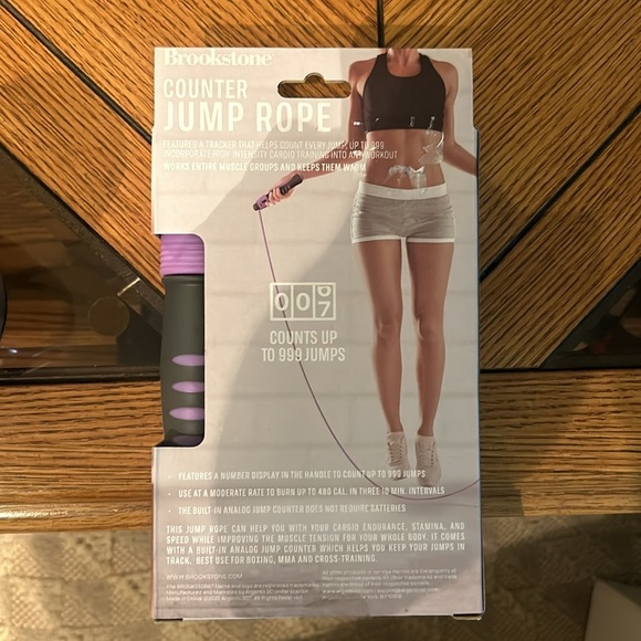 Brookstone Purple Counter Jump Rope - Picture 2 of 2